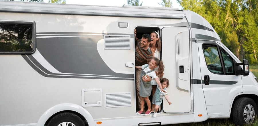 Mini bus family adventure transportation