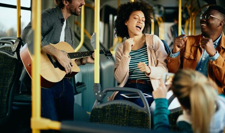 Comfortable bus travel