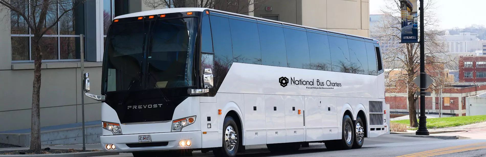 luxury bus on road