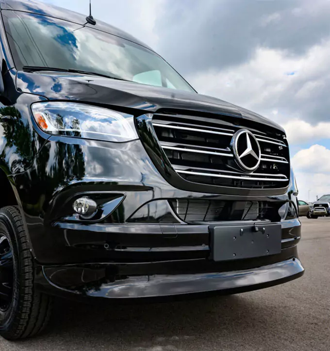 mercedes van interior